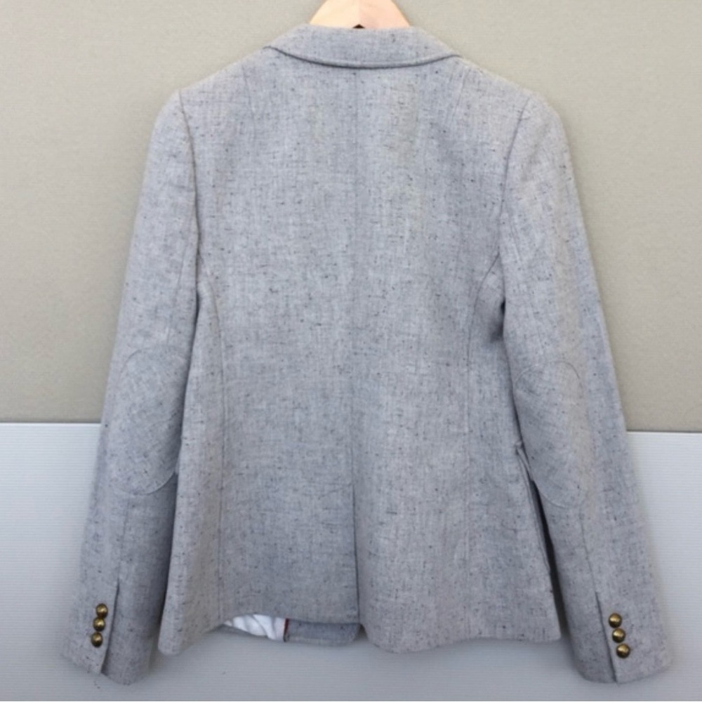 Banana Republic Light Gray Tweed Tailored Blazer - Picture 4 of 4